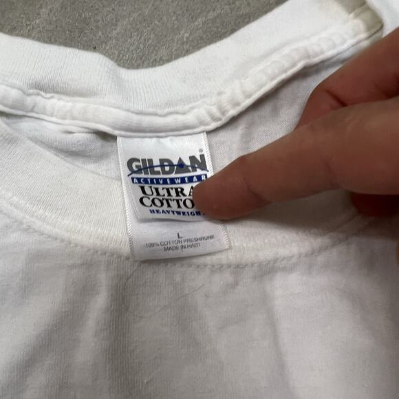 COPY - Vintage 2004 Pate Swap Meet Texas Graphic T-shirt Size Large White Fort … - Picture 6 of 6